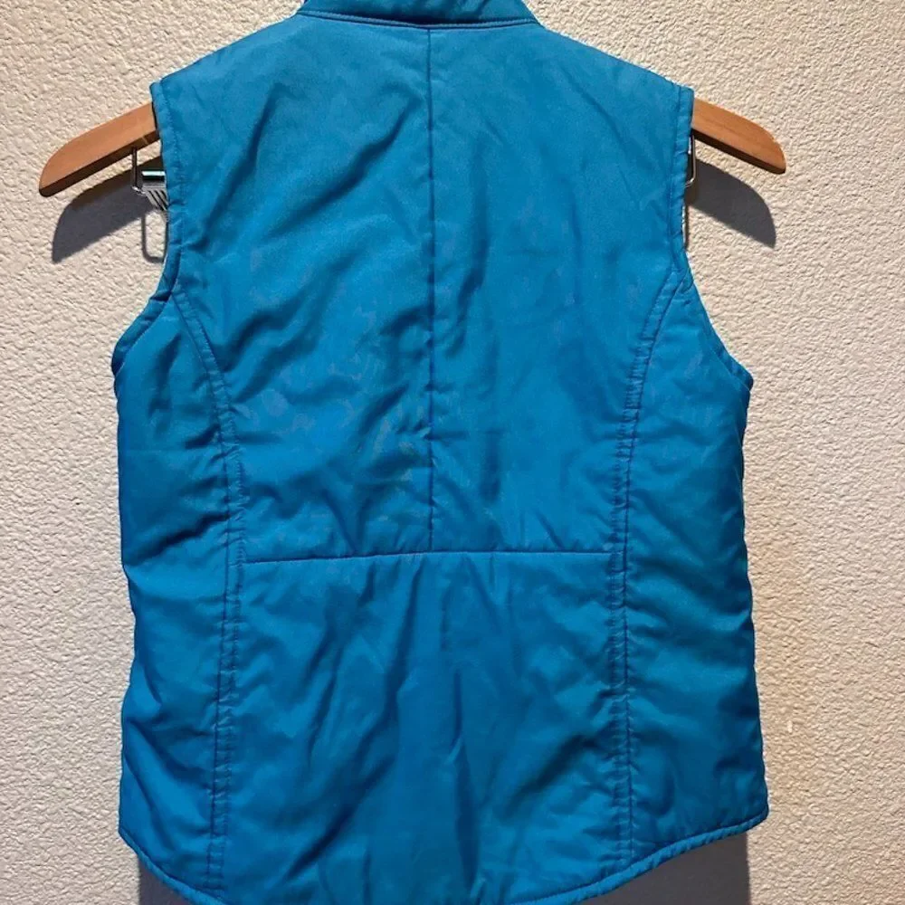 NEW GAP Girl Double Sided Vest in Blue & Green - Size L